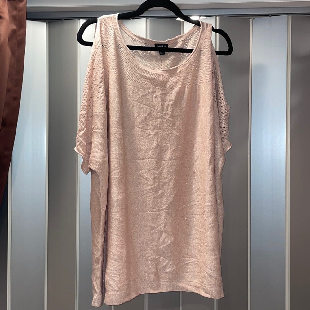 Torrid Cold-Shoulder Fleece